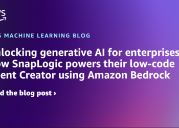 Unlocking generative AI for enterprises: How SnapLogic powers their low-code Agent Creator utilizing Amazon Bedrock